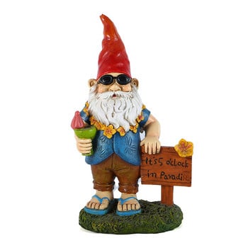 Χριστουγεννιάτικο Κήπο Gnome Statue Resin Crafts Statue Ornament κορυφαίας ποιότητας ρητίνη polyresin φυσική πέτρα στη σκουριά και ανθεκτικό στις καιρικές συνθήκες