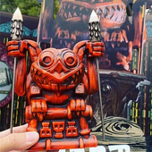 Élethű kültéri gyanta retro fáklya világító víz csésze Tili szobor Tiki figura szobor Hawaii totem