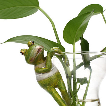 Λεκάνη αναρρίχησης Μικρό Βάτραχος Γλάστρα Διακοσμητικά Χειροτεχνία Εξωτερικού Κήπου Φυτό Φυτό Γλαστράκια Ειδώλια Διακόσμηση Αυλή Βίλα Έπιπλα Τέχνη