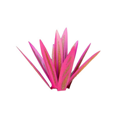 Simuliacinis menas agavos augalų papuošalai „pasidaryk pats“ kaimiška metalinė skulptūra lauko kiemo kiemui sodo dekoravimui Stakes veja