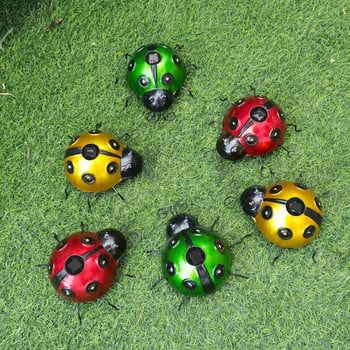 Ηλιακό φως LED για αυλή Landscape Outdoor Ladybug Ηλιακό φωτιστικό κήπου Αίθριο Στολίδι Αδιάβροχο Αντιδιαβρωτικό