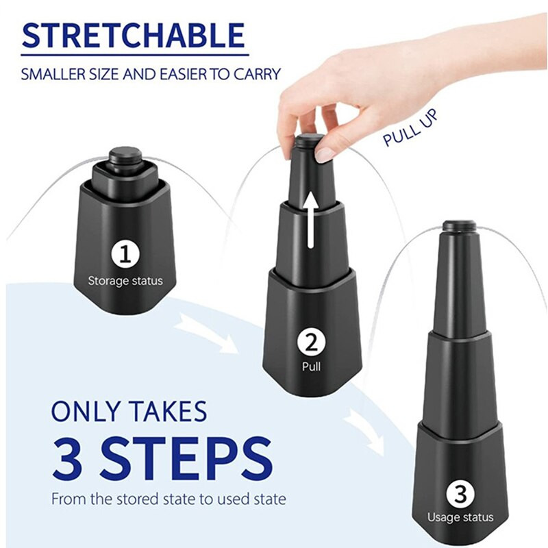 1 vnt. ištraukiamas musės ventiliatorius, skirtas lauko virtuvei, automatinis maisto apsaugos nuo musių naikintuvas.