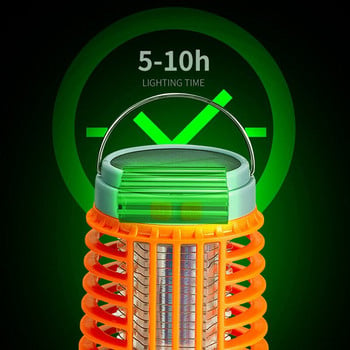 Фенер за къмпинг на открито LED фенерче USB лампа против комари Insect Killer Zapper Домакински безшумен репелент против комари