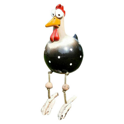 Kiemo meno dekoras Vištienos sodas Vejos kištukas Vištos Gaidžio papuošalai Vištos Paukščių statulos Kraštų sėdynės Vidaus Lauko Kieme dekoracijos