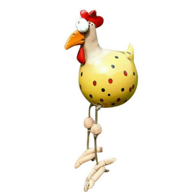 Kiemo meno dekoras Vištienos sodas Vejos kištukas Vištos Gaidžio papuošalai Vištos Paukščių statulos Kraštų sėdynės Vidaus Lauko Kieme dekoracijos