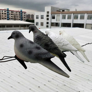 Hot Plastic Dove Yard Hunting Decoy Pigeon Decor Fake Bird Model Realistic Turtledove Garden Target Trap Hunting Accessories