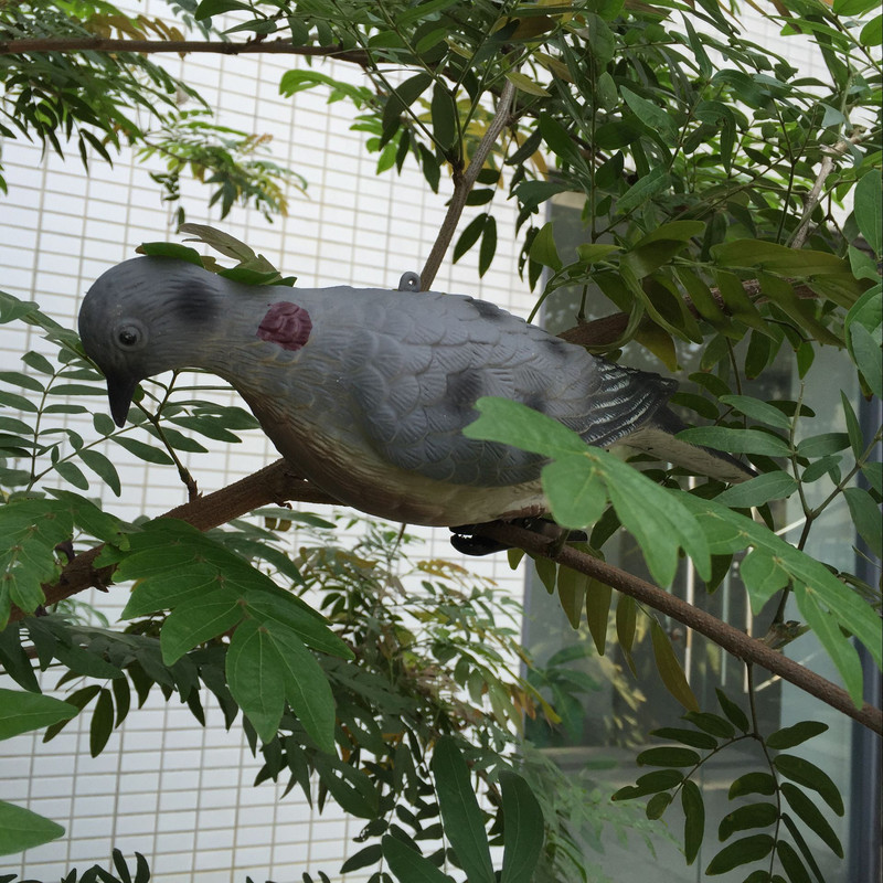 Decor de porumbei din plastic fierbinte pentru curte, momeală de vânătoare, model de pasăre falsă, model realist de porumbei, pentru grădină, capcană țintă, accesorii de vânătoare