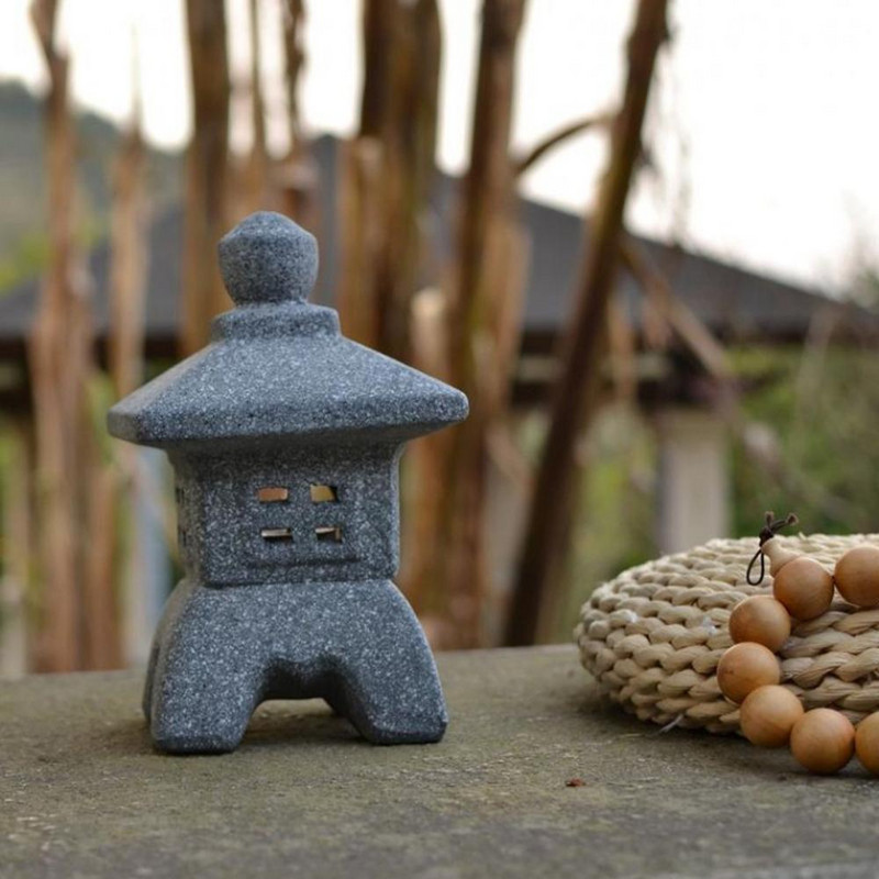 Záhradná ozdoba Pagoda Záhradná socha Lampáš Remeslá Svietnik Terasa