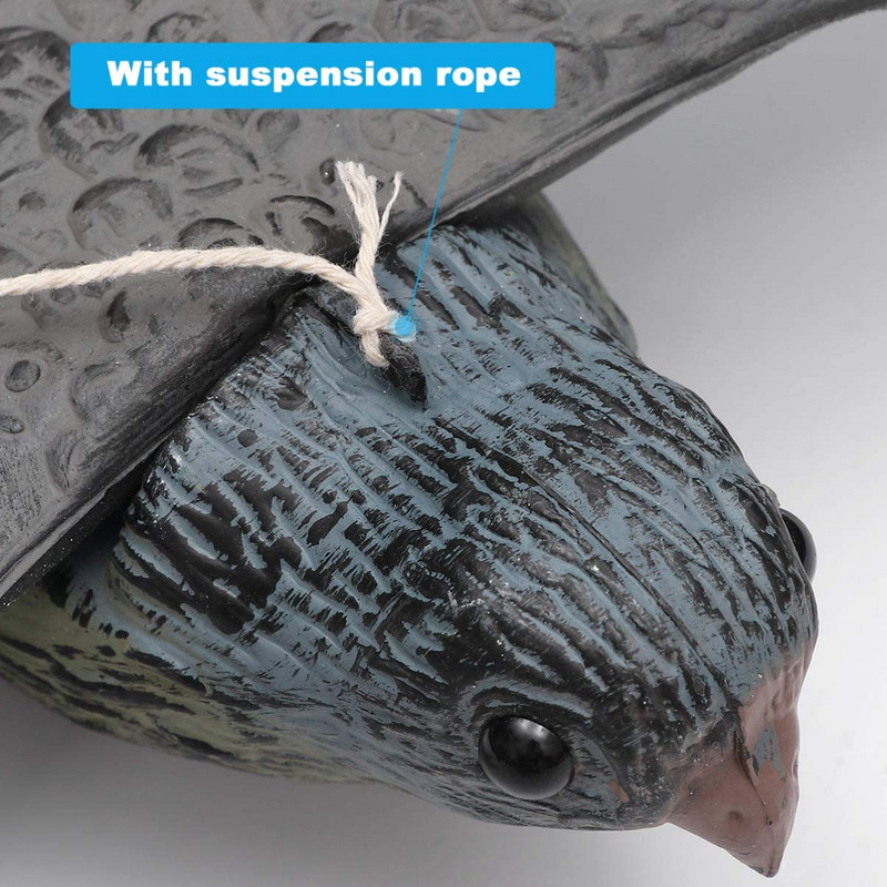 Fake Prowler Bagoly Madárijesztők Kertekhez Galambriasztó Madárijesztő Repülő Sólyom Csali kártevőriasztó Veréb Madárirtás