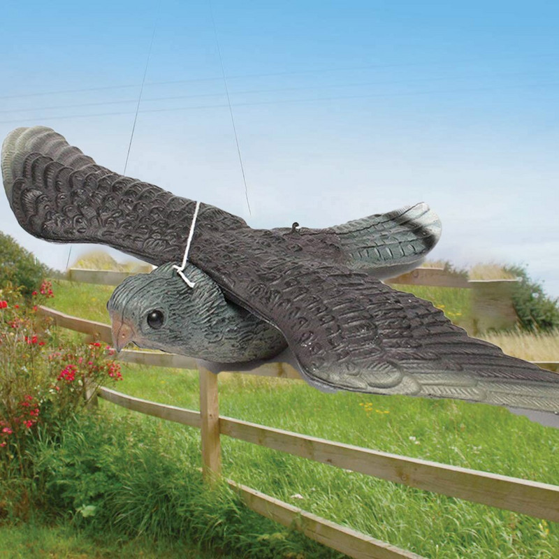 Fake Prowler Bagoly Madárijesztők Kertekhez Galambriasztó Madárijesztő Repülő Sólyom Csali kártevőriasztó Veréb Madárirtás