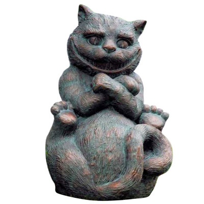 Alice în Țara Minunilor Decorații de grădină Zână Rășină Alice Iepure Alb Pălărier Nebun Figurină Pisica din Cheshire Statuie de grădină pentru curte