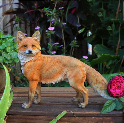 Sodo imitacija Lapės dervos papuošalai Menas Kiemo veja Darželis Figūrėlės Įrengimas Lauko Parkas Balkonas Skulptūra Amatai