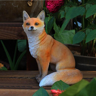 Sodo imitacija Lapės dervos papuošalai Menas Kiemo veja Darželis Figūrėlės Įrengimas Lauko Parkas Balkonas Skulptūra Amatai