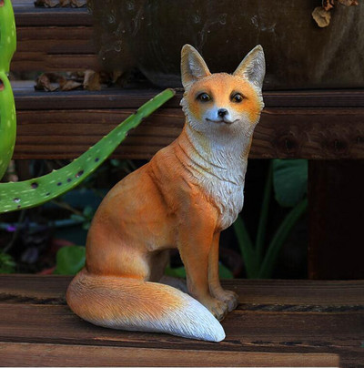 Sodo imitacija Lapės dervos papuošalai Menas Kiemo veja Darželis Figūrėlės Įrengimas Lauko Parkas Balkonas Skulptūra Amatai