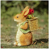 Pastoracinė simuliacija Triušis vazonų derva Priedai Lauko sodas Skulptūra Dekoracija Balkonas Kiemas Papuošalai Amatai