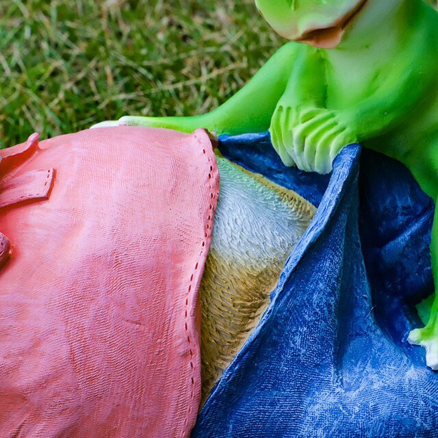 Courtyrad Cartoon Resin Spiaci králik Žaba Socha Vonkajšia záhrada Vila Nábytková dekorácia Námestie Spoločenské doplnky