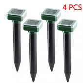 1/2/4 vnt Saulės ultragarsinis repeleris Spike Mouse Gopher Mole kenkėjus graužikus atbaidantis atbaidiklis lauko ūkio sodo priedams