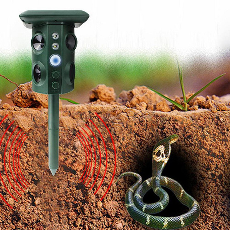 Solárny odpudzovač zvierat, vodotesný PIR senzor, vonkajšia záhrada, proti mačkám a psom, USB ultrazvukový solárny alarm, pohon všade