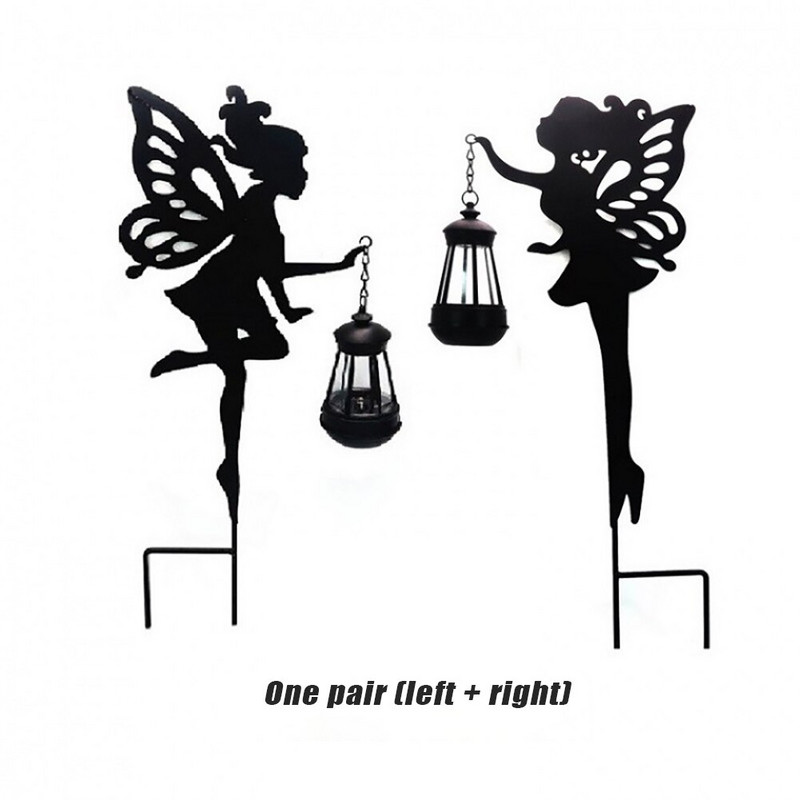 LED saulės šviesa lauko pasakų žibintų šviesa vandeniui atspari sodo statulos skulptūros kraštovaizdžio vejos lempos sodo saulės energijos lempos