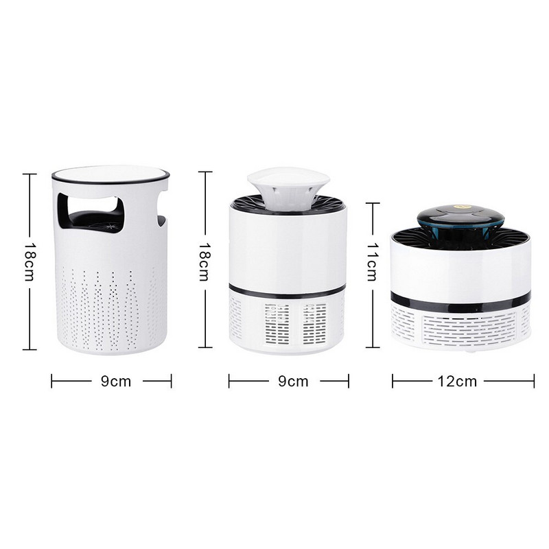 Fly Mosquito Trap Light UV repelentinė lempa elektrinė USB vabzdžių žudikė gyvenamajame kambaryje kenkėjų kontrolė