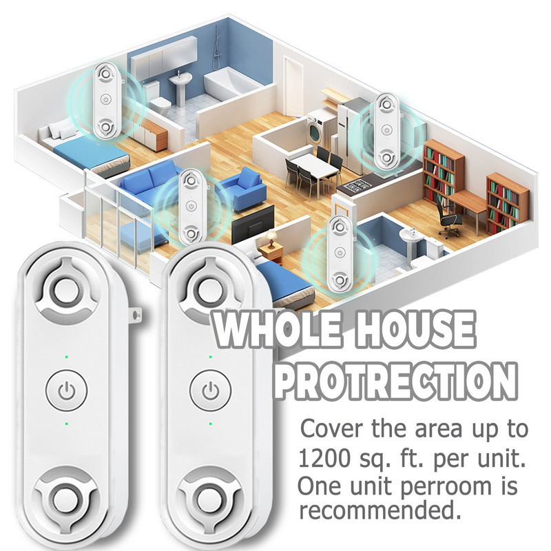 Ultrahangos rovarriasztó kártevőriasztó elektronikus szúnyogirtó elektromos rovarirtó csótányriasztó szúnyoggyérítés