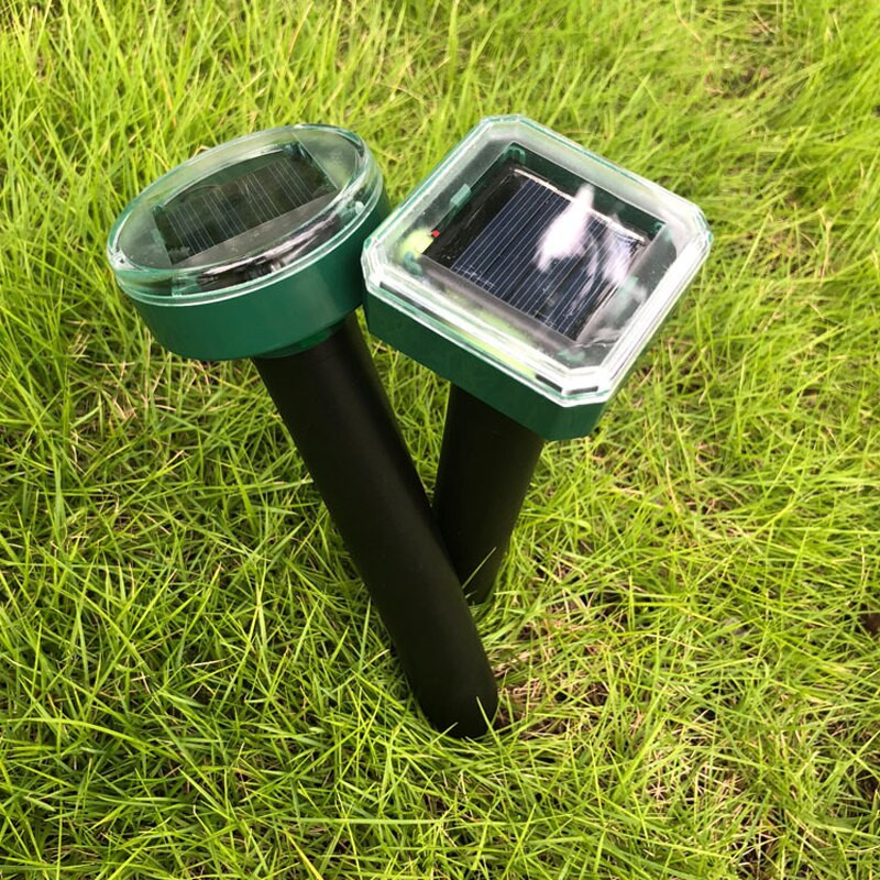 Lauko ultragarsinis garsinis pelės kurmis kenkėjus graužikus atbaidantis saulės energija gyvatės uodų paukščių skruzdėlių kontrolės sodo kiemo gaudyklės įtaisas