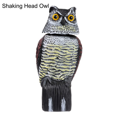 Външен двор Изплашване на птици Въртяща се глава Градинска декорация Контрол на вредители Птици Репелент Възпиращ птици Примамка за бухал