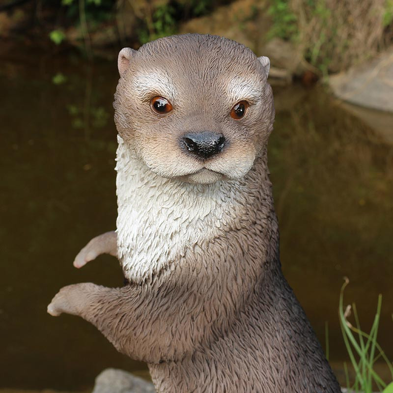 Kiemo statula Lauko sodo puošmena Priedai Rankų skulptūra Derva Figūrėlė Vejos sodai Papuošalai Gyvūnai Skulptūra
