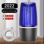 USB uodų žudymo lempa Elektrinė uodų gaudyklės lempa Nutildyti vabzdžių gaudyklės spinduliuotės uodų naikintuvas