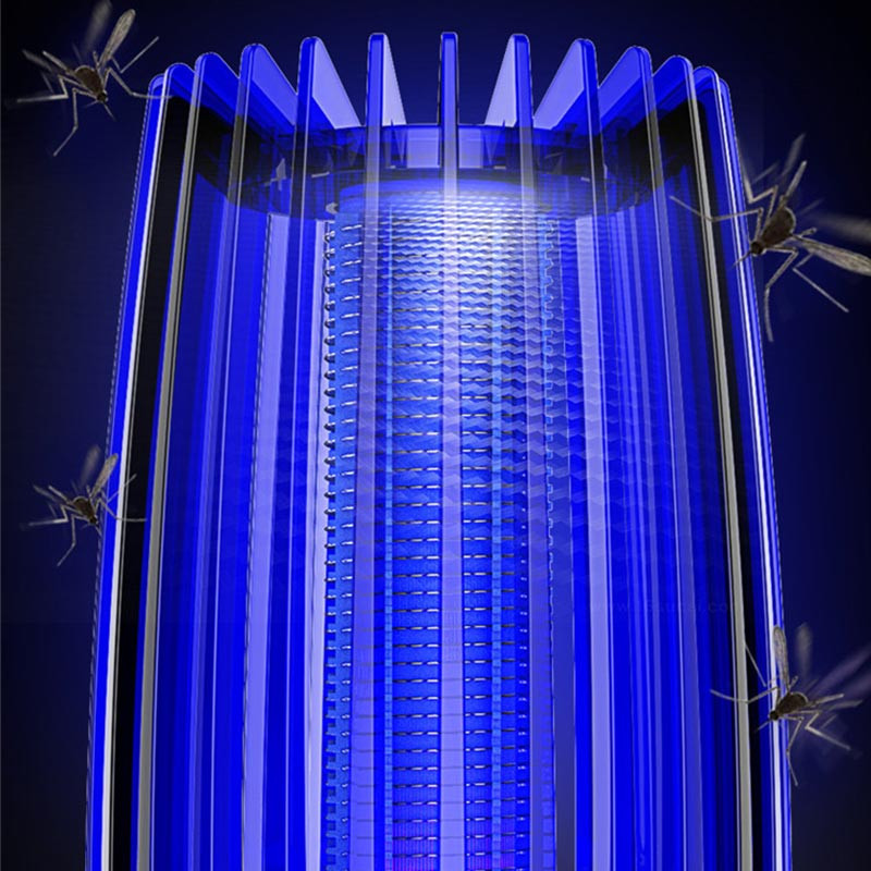 USB uodų žudymo lempa Elektrinė uodų gaudyklės lempa Nutildyti vabzdžių gaudyklės spinduliuotės uodų naikintuvas