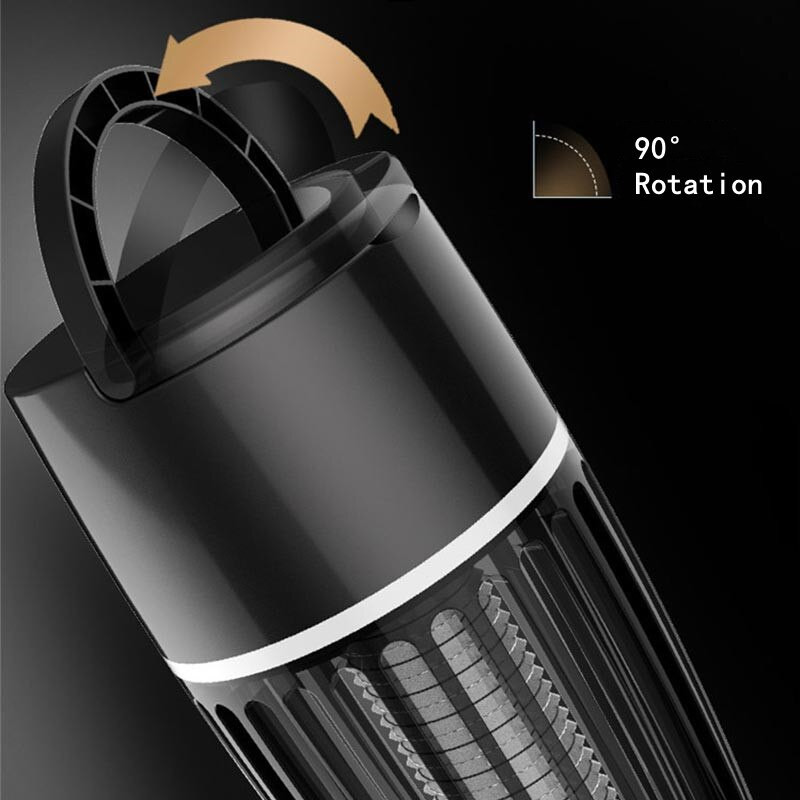 USB uodų žudymo lempa Elektrinė uodų gaudyklės lempa Nutildyti vabzdžių gaudyklės spinduliuotės uodų naikintuvas