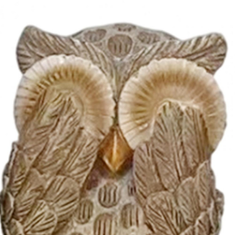 3 vnt stalinė statula Akį traukianti pelėdos figūrėlė, mini pelėdos figūrėlė stalinė sodo paukščių statulos