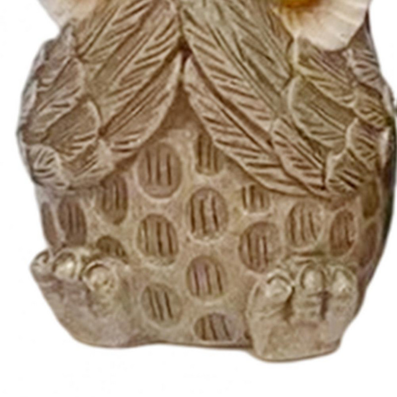 3 vnt stalinė statula Akį traukianti pelėdos figūrėlė, mini pelėdos figūrėlė stalinė sodo paukščių statulos