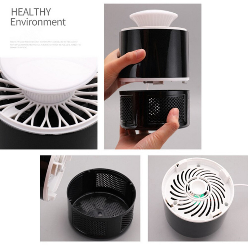 „Behogar“ elektrinė USB lemputė nuo uodų žudymo 5 lygių pritemdoma jutiklinė vabzdžių gaudyklė, atbaidanti musių gaudykle