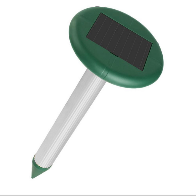 2 db napenergiával működő kígyóegér, rágcsálóriasztó ultrahangos kerti udvarhoz Fox Mole Gopher állatriasztó kártevőirtás