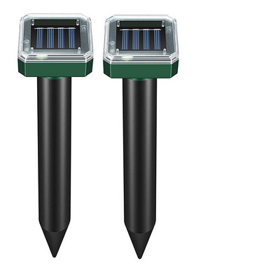 Saulės pelės atbaidymo vibracijos ultragarsinis lauko elektroninis kenkėjų atbaidiklis IP44 vandeniui atsparus sodo ūkio paukščių atbaidymo įrankis