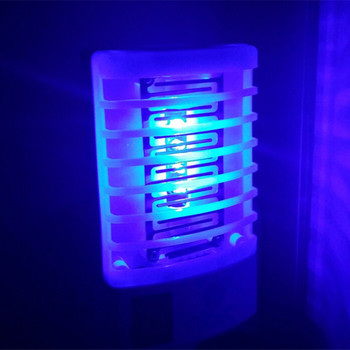 Ηλεκτρονική λάμπα κουνουπιών 220V Υποδοχή Ηλεκτρονική λάμπα κουνουπιών Λαμπτήρες LED σπιτιού Φωτισμός Υπνοδωμάτιο Αντικουνουπική Παγίδα Εντόμων Δολοφόνων Bug