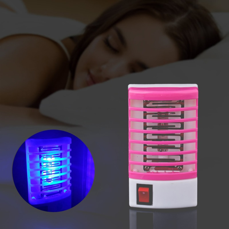 220V zásuvka Elektronická lampa na zabíjanie komárov LED žiarovky Domáce osvetlenie Spálňa Svetlo proti komárom Muchy a hmyzu Pasca na zabíjanie hmyzu