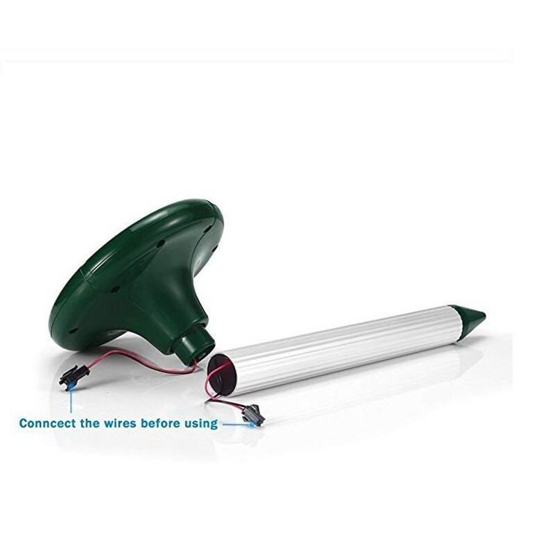 2/4 vnt Kurmių žiurkių atbaidymo saulės ultragarsinis šikšnosparnis sodo kenkėjų atbaidymo lauko ultragarsinis kenkėjų atbaidymo įtaisas pelės gaudyklė