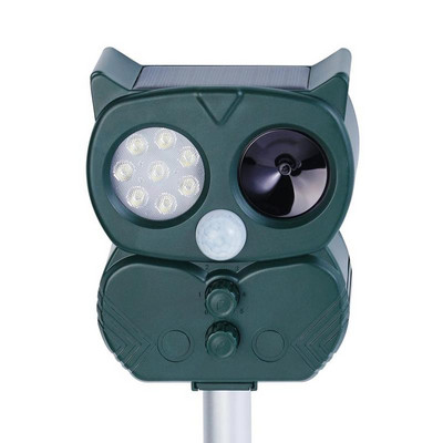 Saulės sodo sodo paukščių atbaidiklis Ultragarsinis gyvūnų pelės dekoravimas sodo atbaidymo atbaidiklis B7a5