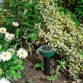 Saulės energija varomas ultragarsinis pelės kurmis kenkėjas graužikas su šviesos lempa, šviesos diodų šviesos diodas lauko repelerio kiemo atbaidymo kiemas Repelle Z5Y4