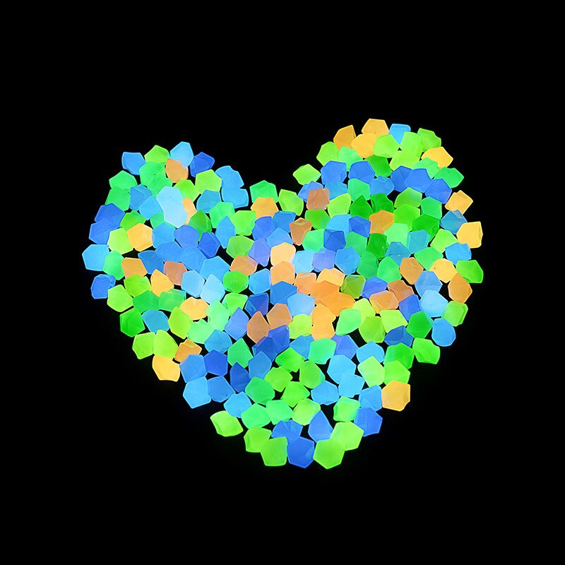 300/500 vnt sodo puošmena Šviečiantys akmenys tamsoje šviečiantys lauko kiemo vejos tako dekoras Akvariumas Akvariumas Akvariumas Akmenukai 1000