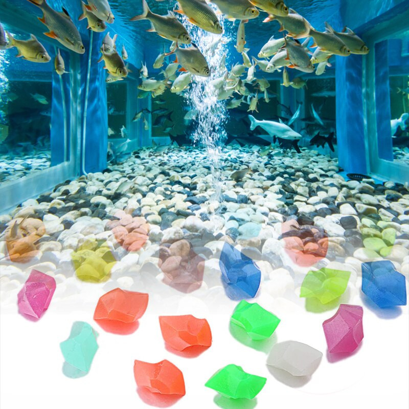 300 buc Pietre strălucitoare în întuneric Pietre strălucitoare Pietre Pietre pentru trotuare Alee de grădină Patio Peluză Grădină Decor pentru curte Pietre luminoase