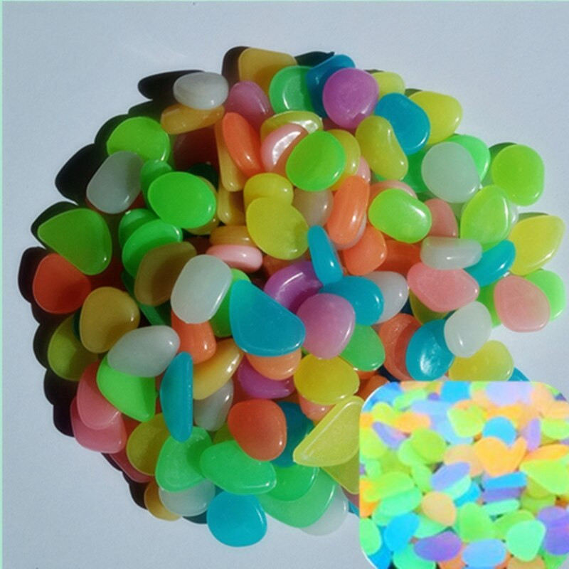 Sodo dekoras Šviečiantys akmenys tamsoje šviečiantys Dekoratyviniai akmenukai Lauko Akvariumo Apdailos Akvariumo Akvariumo Spalva