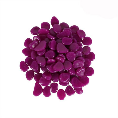 100 vnt Namų sodo dekoras Šviečiantys akmenukai Žuvys Akvariumas Akvariumo žėrinčios uolos Kalėdų puošmena Namų reikmenys