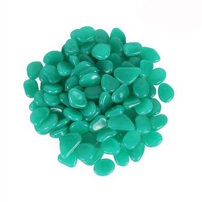 100 vnt Namų sodo dekoras Šviečiantys akmenukai Žuvys Akvariumas Akvariumo žėrinčios uolos Kalėdų puošmena Namų reikmenys