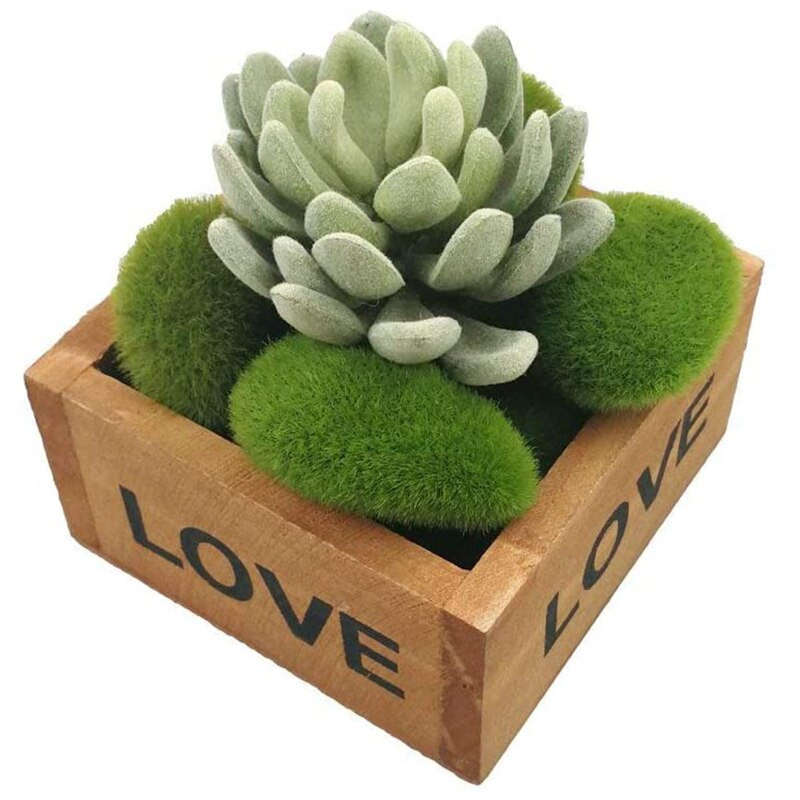 Διακοσμητικές πέτρες με τεχνητά βρύα 40 τεμαχίων (μέγεθος 3)