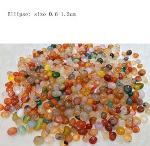 500g Dekoravimo akmenys 0,5-6cm Suapvalinti natūralūs upės akmenys žuvų rezervuarų kraštovaizdžio kūrimo akmenimis dekoravimo akmuo