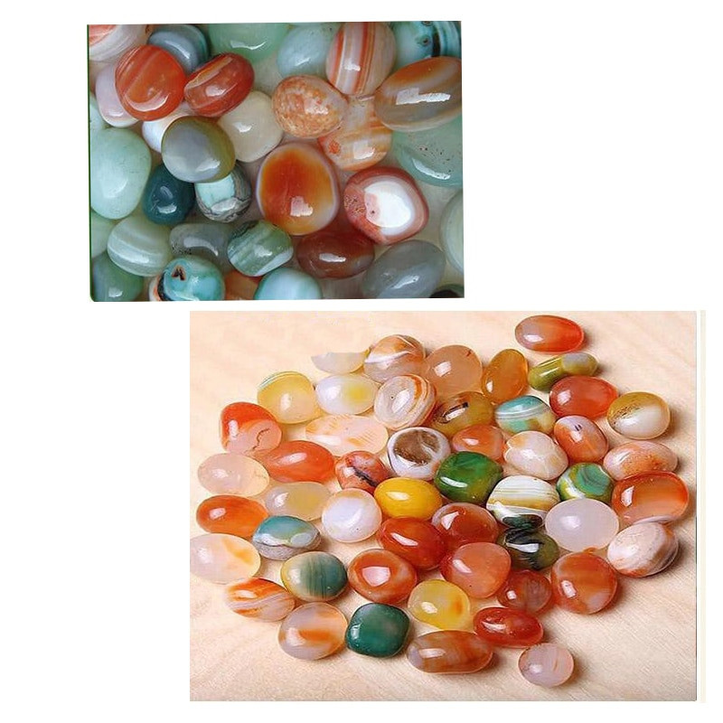 500g Dekoravimo akmenys 0,5-6cm Suapvalinti natūralūs upės akmenys žuvų rezervuarų kraštovaizdžio kūrimo akmenimis dekoravimo akmuo