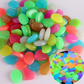 Šviečiantys akmenys šviečia tamsoje Akmenukai Švytintys akmenys lauko takams Namų sodo kiemo dekoras Žuvų rezervuaro akmenukai